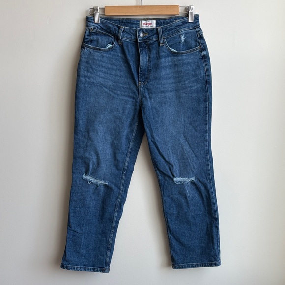 Wrangler Denim - Wrangler High Rise True Straight Crop Jeans